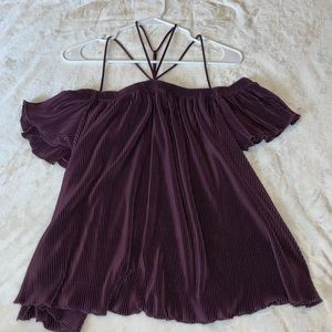 Jodifl blouse. Size medium. Beautiful neckline details with straps